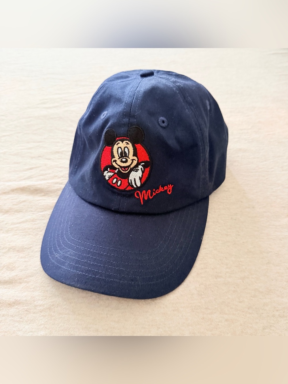 Disney parks navy blue Mickey Mouse baseball cap